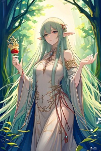 女玩家艾丽卡的游戏世界