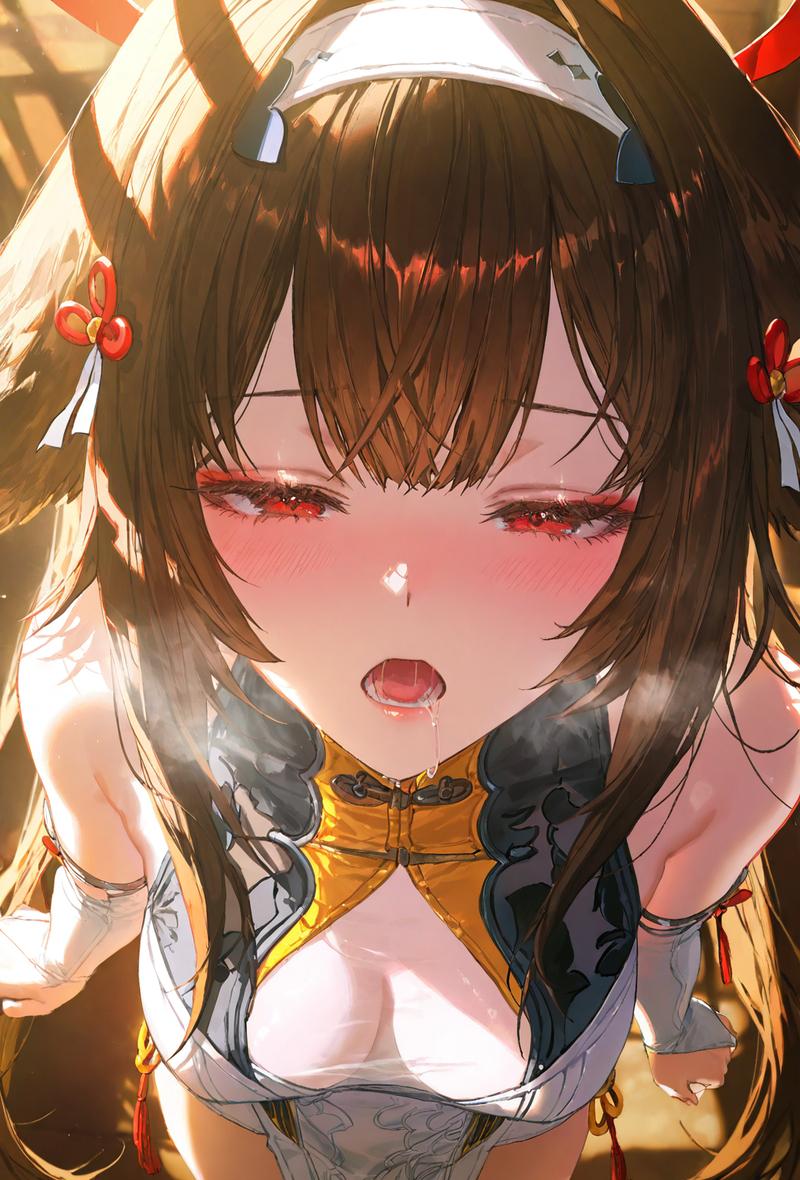 神狐大人没有输！只是变成变态母猪的样子♥