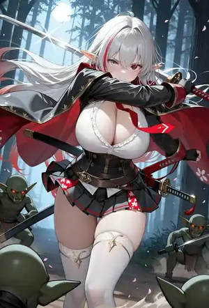 最强巨乳肥臀太刀精灵剑姬的RPG冒险之旅